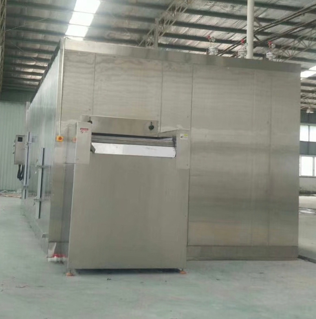 Individually Quick Freezer IQF Freezer / Fluidized Bed Freezer Machinery For Frozen Fries