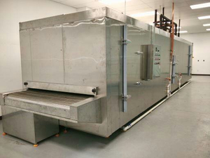 Tunnel Freezer 150kg/h with Stainless Steel Belt, Suitable for food factory 