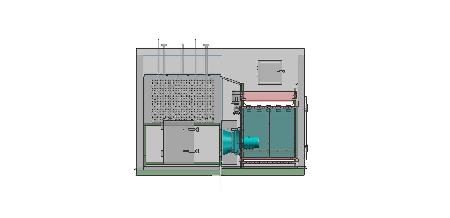 Freezer ya Ubora wa IQF 1500kg/H Fluidized Bed Freezer Kwa Matunda 