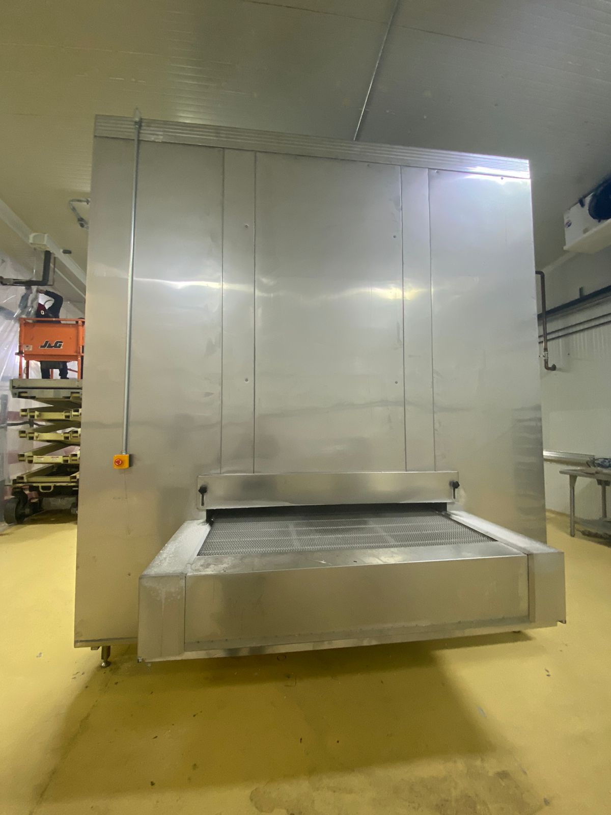 China High Quality 750kg/h Impingment Freezer para sa Box Shrimp Processing