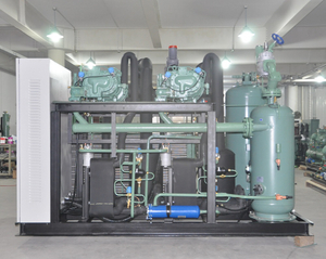 Well Known Brand Bitzer Screw Compressor Refrigeration System Design Plan for Spiral Freezer 