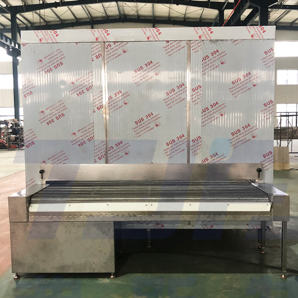 பீட்சா பதப்படுத்தும் தொழிற்சாலைக்கான சீனாவின் முதல் குளிர் சங்கிலி சுரங்கப்பாதை உறைவிப்பான் 