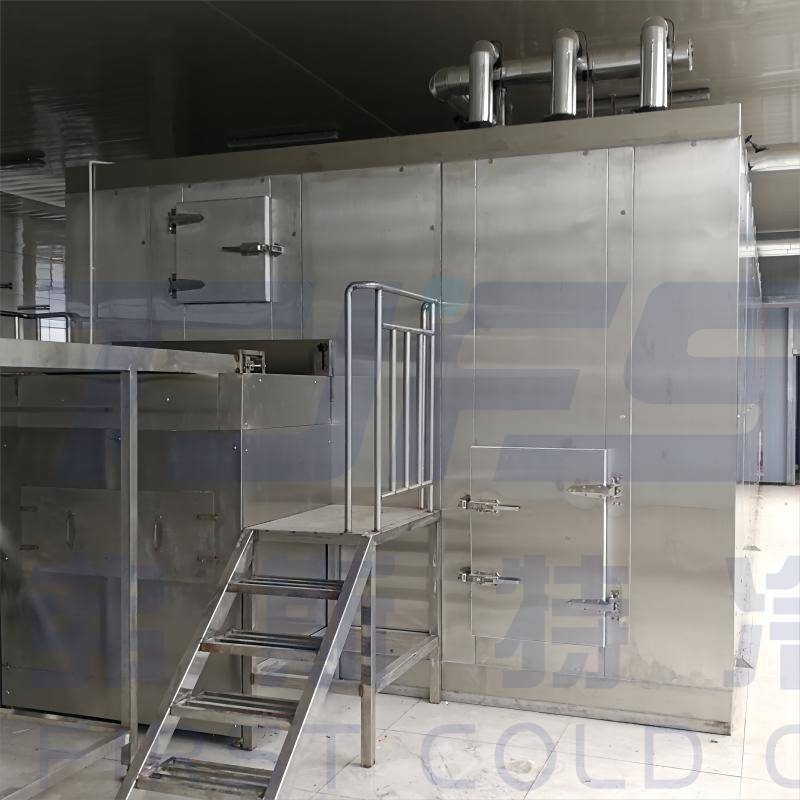 Individualmente congelatore rapido/macchinario FSLD1500 del congelatore a letto fluido IQF per i manghi tagliati congelati