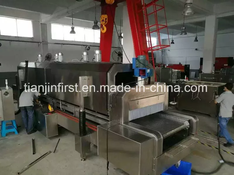 Tunnel IQF tunnel freezer liquid nitrogen refrigeration machine