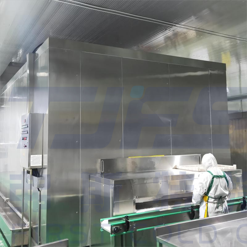 China Supplier Provide Impingement Tunnel Freezer for guacamole Freeze From First Cold Chain 