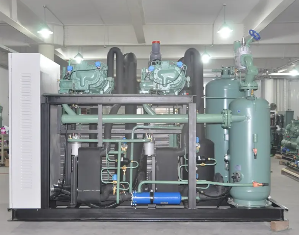 Bitzer Parallel Screw Compressor Units Spiral Freezer