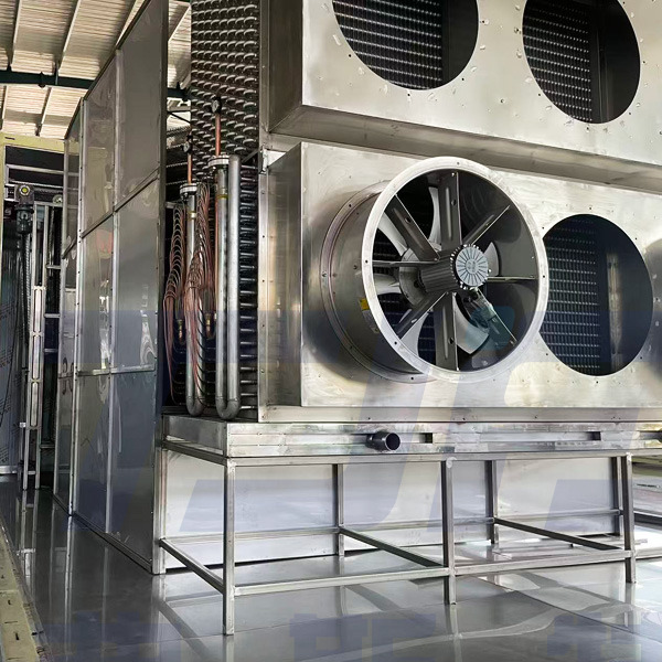 FSL1000 Spiral Freezer for Frozen SeaFood with Freon Refrigeration System From China First Cold Chain 