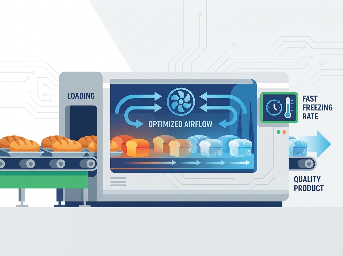 Tunnel Blast Freezer Operation