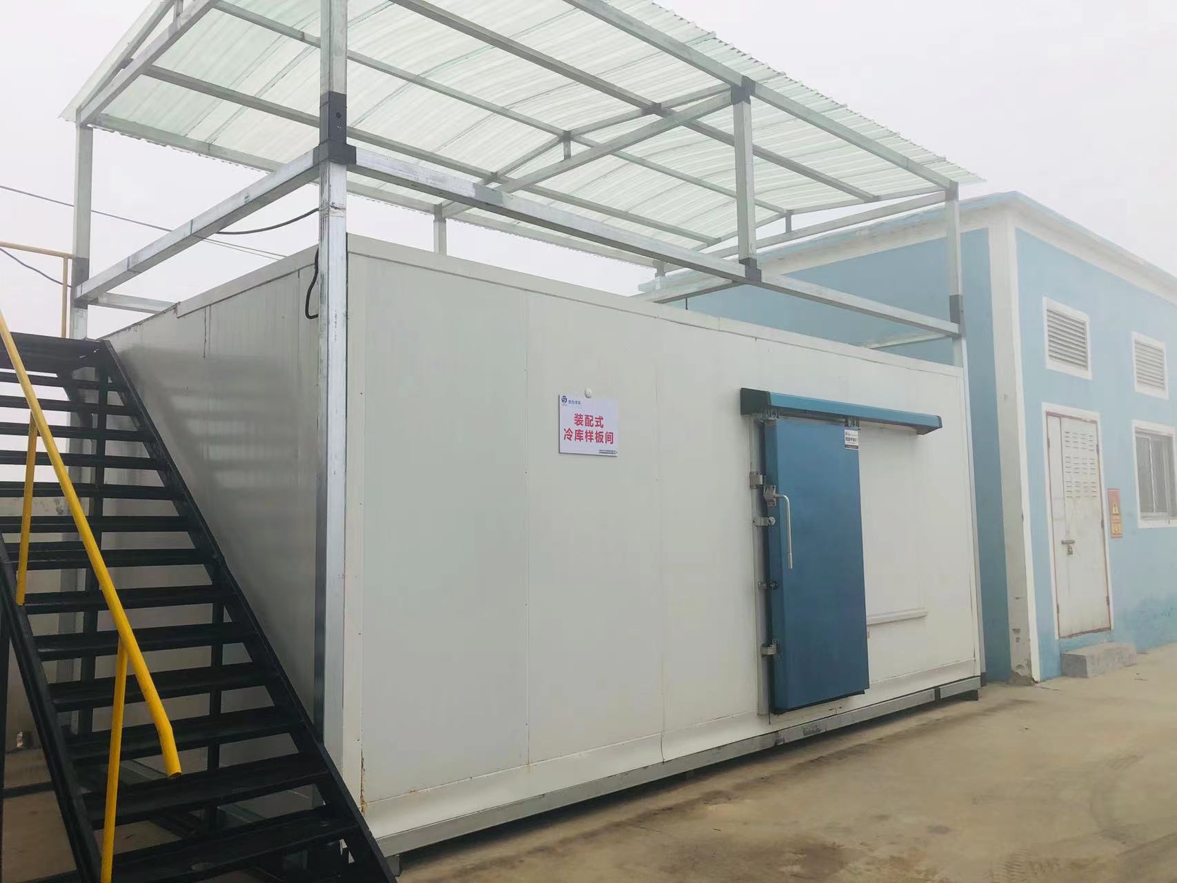 اولین اتاق خنک زنجیر سرد چین با واحد کمپرسور یخچال فرسکولد برای استرواژ مواد غذایی 
