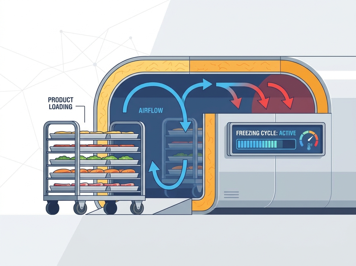 Tunnel Air Blast Freezer